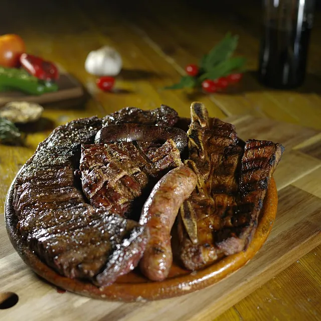 plato de carne asada